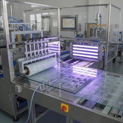 UV Coating Production Line Uv Embossing By Uv Glue For Glass Acrylic Sheet
