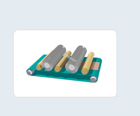 UV Coating Machine Diameter Roller Spot Printing 4.2kw/60mm
