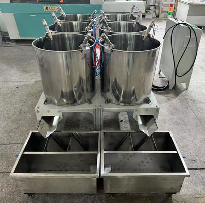 Полностью автоматизированная 6-станционная машина для спин-покрытия изделий из формованной целлюлозы - Высокоэффективное решение для внутреннего покрытия