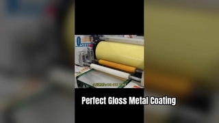 Машина для нанесения покрытий на листовой металл с высоким глянцем